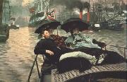James Tissot The Thames (nn01) oil painting picture wholesale